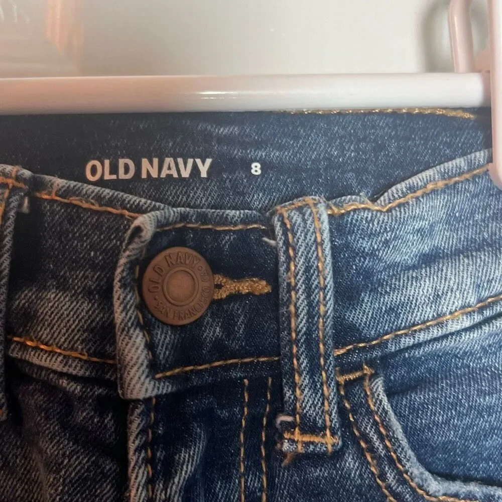 Old Navy Girls Denim Shorts (Size 8)